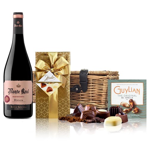 Monte Real Tinto Gran Reserva 75cl Red Wine And Chocolates Hamper